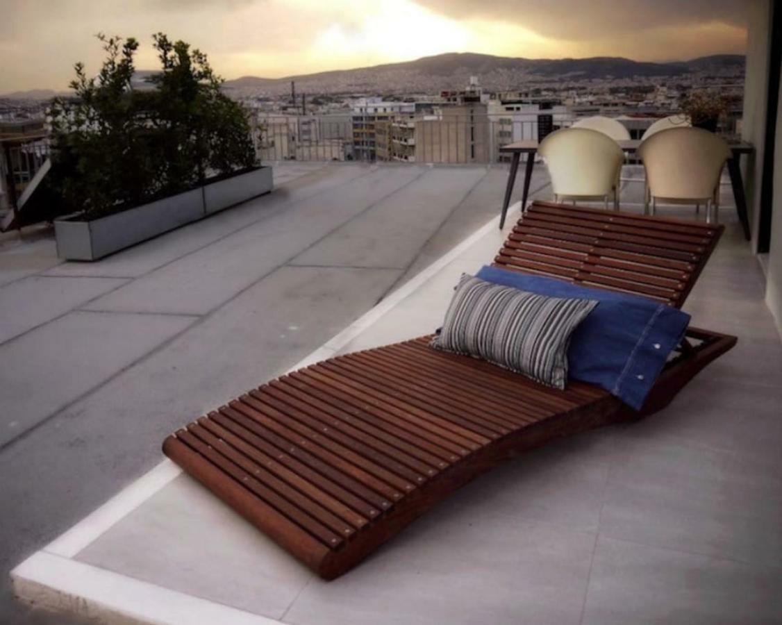 Stylish Penthouse With Acropolis And 360 View Lejlighed Athen Eksteriør billede