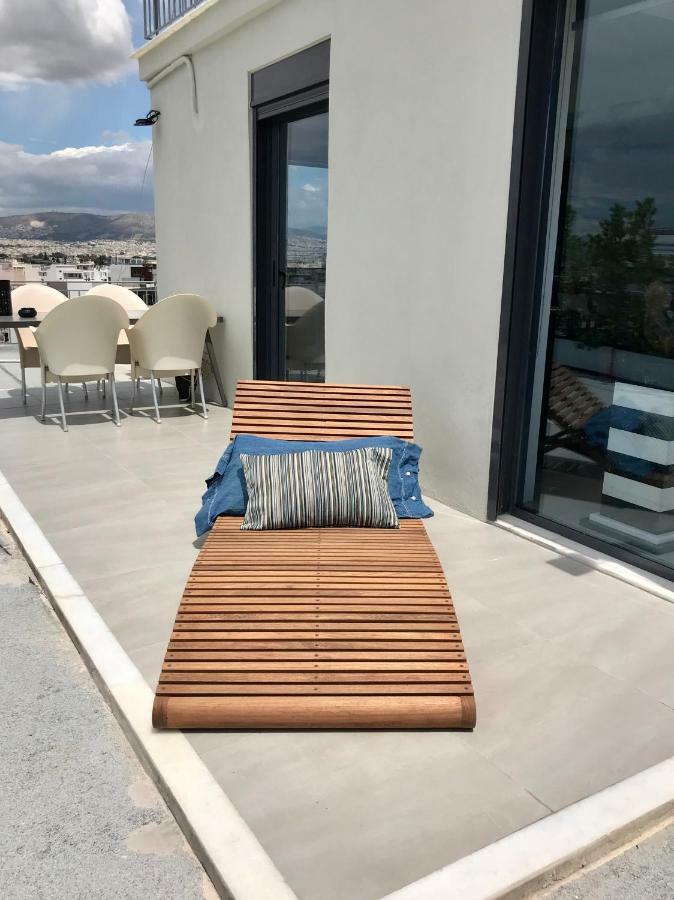 Stylish Penthouse With Acropolis And 360 View Lejlighed Athen Eksteriør billede